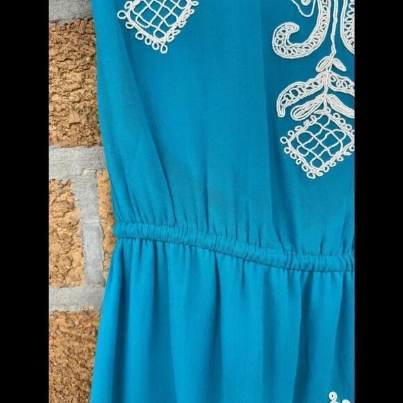 TANIA MOHAN TABLA GODDESS SILK SHORT DRESS XS - Picture 5 of 14